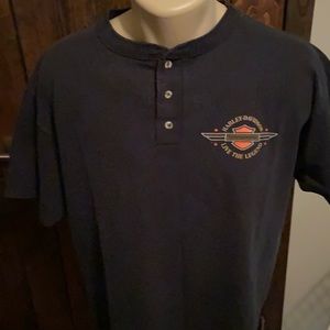 Vtg 90’s Harley Davidson Henley T-shirt